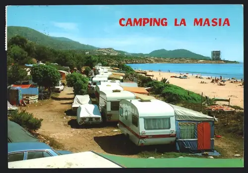 AK Tarragona /Costa Dorada, Hospitalet del Infante, Camping la Masia, Playa de la Almadraba