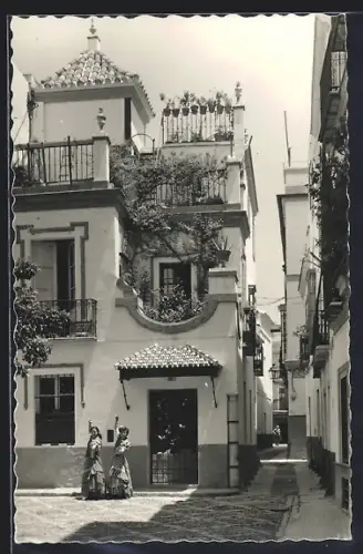 AK Sevilla, Barrio de Santa Cruz, Plaza de Dona Elvira