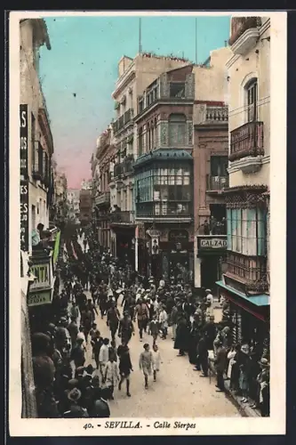 AK Sevilla, Calle Sierpes