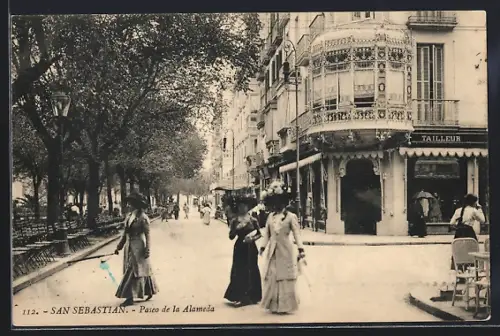 AK San Sebastian, Paseo de la Alameda