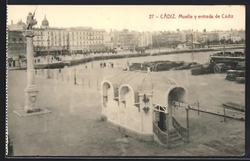 AK Cádiz, Muelle y entrada de Cádiz