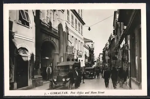 AK Gibraltar, Post Office and Main Street