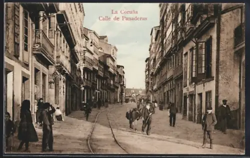 AK La Coruna, Calle de Panaderas