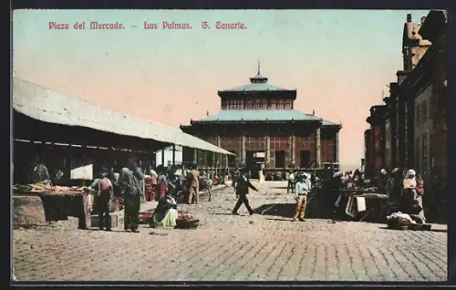 AK Las Palmas / Gran Canaria, Plaza del Mercado
