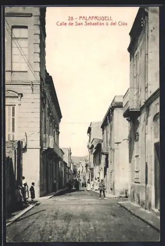 AK Palafrugell, Calle de San Sebastián ó del Clós