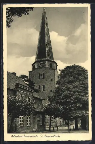 AK Travemünde, Ansicht der St. Lorenz-Kirche