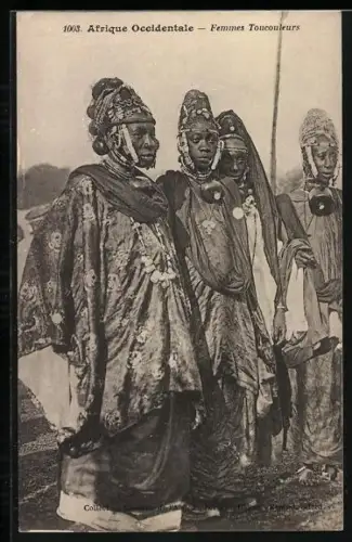 AK Senegal, Femmes Toucouleurs, afrikanische Frauen in Tracht