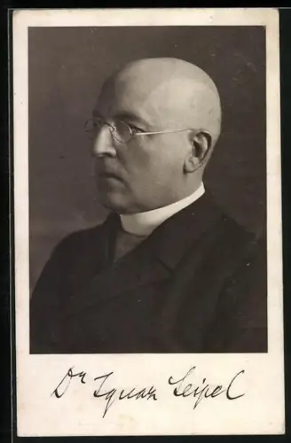 AK Bundeskanzler Dr. Ignaz Seipel im Portrait