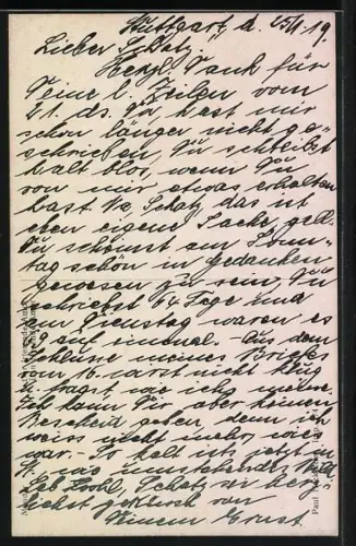 Künstler-AK Frierender Amor auf dem Dach