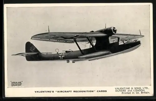 AK Dundee, Valentine & Sons Ltd., Valentine`s Aricraft Wasserflugzeug