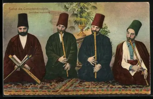 AK Constantinople, Derviches musiciens