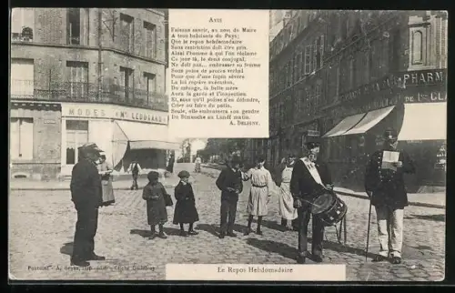 AK Avis, Faisons savoir, au nom du Maire..., Le Repos Hebdomadaire