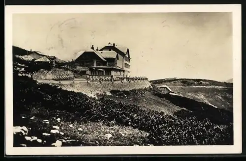 AK Ottoschutzhaus, Berghütte mit Umgebung