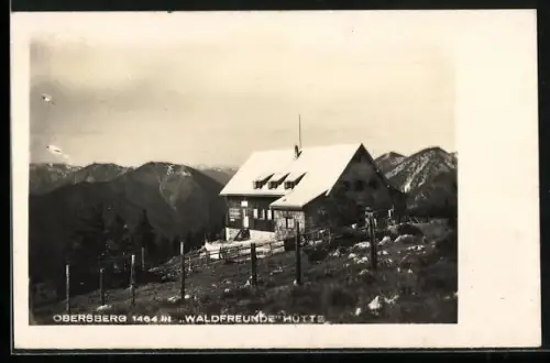 AK Waldfreunde-Hütte, Gesamtansicht
