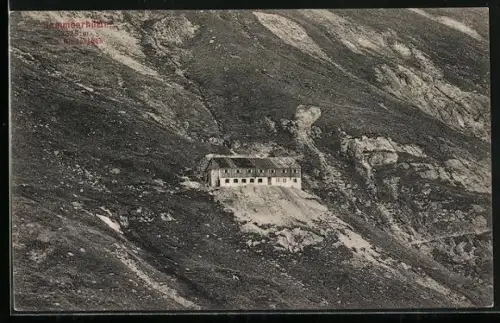AK Samoarhütte, Ansicht gegen Niederjoch