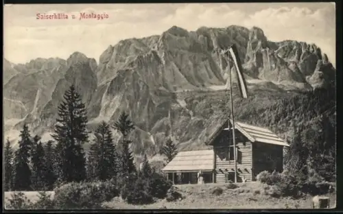 AK Saiserhütte, Berghütte und Montaggio
