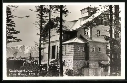 AK Kleinkanzelhaus, Hohe Wand, Hausansicht