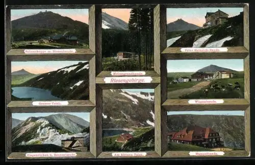 AK Rennerbaude, Melzergrundbaude und Wiesenbaude