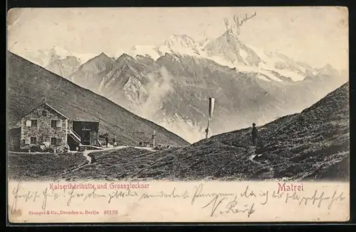 AK Kalserthörlhütte und Grossglockner im Matrei