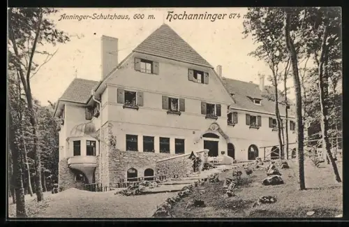 AK Anninger-Schutzhaus, Hochanninger, Gesamtansicht