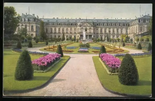 AK Stuttgart, Anlagen mit neuem Schloss