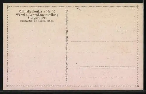 AK Stuttgart, Anlagen mit neuem Schloss