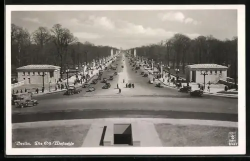 AK Berlin-Tiergarten, Die Ost-West-Achse