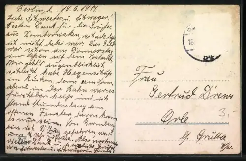 AK Berlin-Tiergarten, Potsdamer Platz mit Strassenbahnen