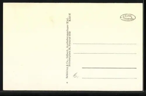 AK Kiel, Ortsansicht, Strassenbahn