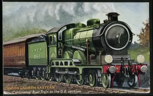 AK London & North Eastern Railways, Continental Boat Train on the GE Section