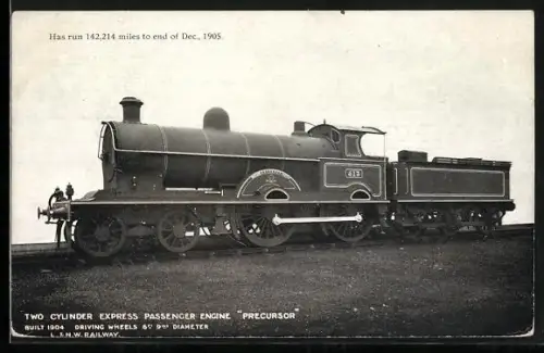 AK Two Cylinder Express Passenger Engine Precursor No. 513