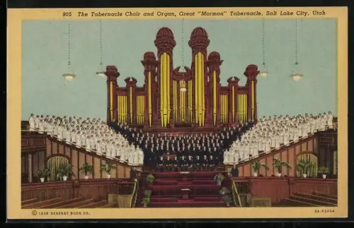 AK Salt Lake City, UT, The Tabernacle Choir and Organ, Great Mormon Tabernacle
