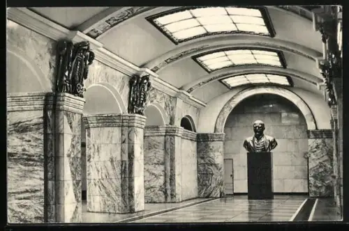 AK Leningrad, Kirov Plant Station, U-Bahnhof, Innenansicht
