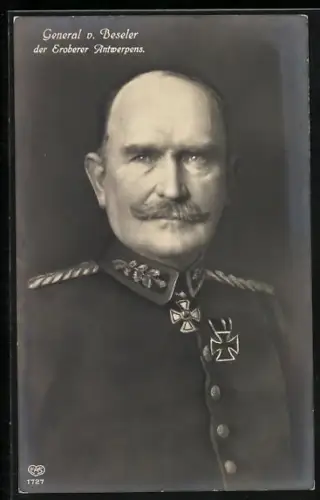 AK Heerführer General von Beseler, der Eroberer Antwerpens