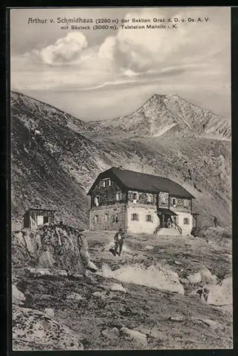 AK Arthur v. Schmidhaus der Sektion Graz d. D. u. Oe. A. V. mit Säuleck