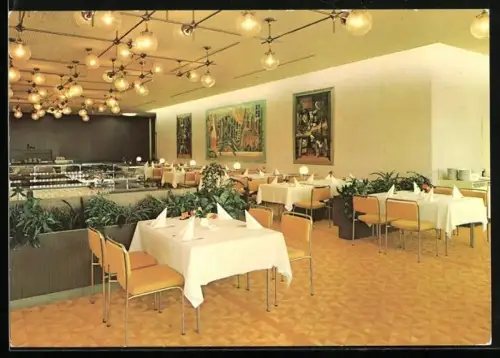 AK Berlin, Palast der Republik, Linden-Restraurant