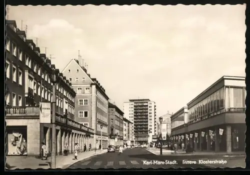 AK Chemnitz, Karl Marx Stadt, Innere Klosterstrasse