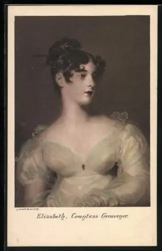 Künstler-AK M. Munk Nr. 863: Porträt Elizabeth Countess Grosvenor