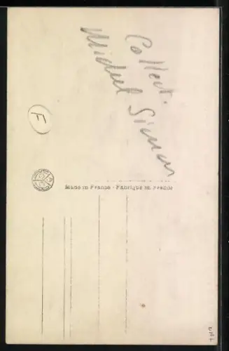 AK Komponist Hector Berlioz im Frack und Weste mit Uhrenkette
