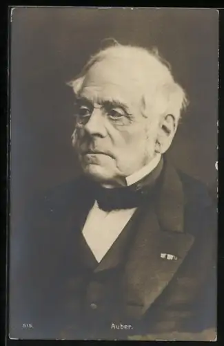 AK Francois Auber, Portrait des Komponisten