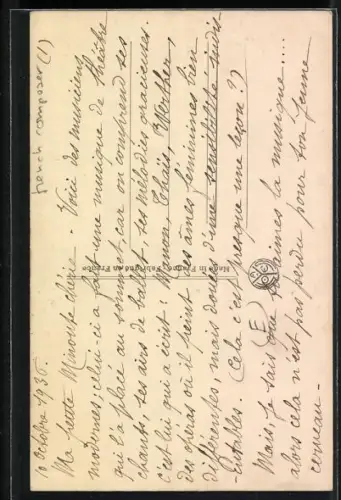 AK Massenet, Compositeur, Portrait