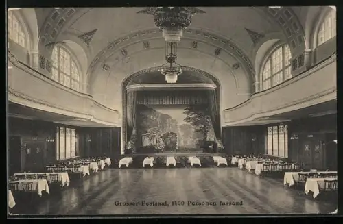 AK Berlin-Schöneberg, Gesellschaftshaus des Westens, Grosser Festsaal
