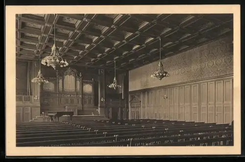 AK Berlin-Schöneberg, staatl. Augusta-Schule, Festsaal