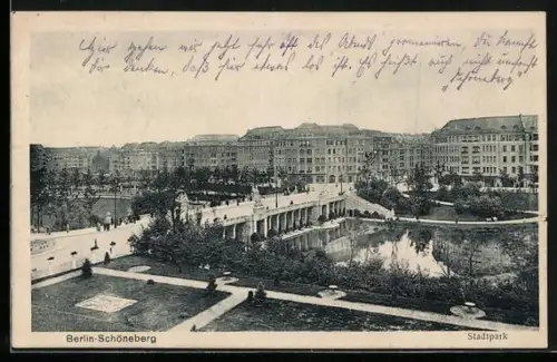 AK Berlin-Schöneberg, Stadtpark