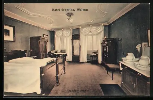 AK Weimar / Thüringen, Hotel Erbprinz
