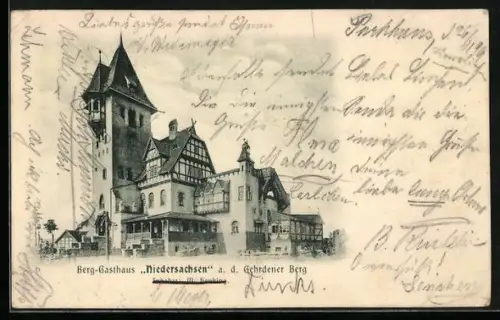 AK Gehrden / Hannover, Berg-Gasthaus Niedersachsen auf dem Gehrdener Berg
