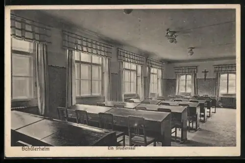 AK Wasserburg a. Inn, Schülerheim St. Achaz, Studierzimmer
