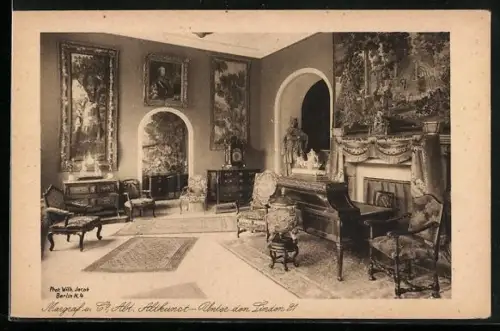 AK Berlin, Unter den Linden 21, Magraf & Co., Innenansicht