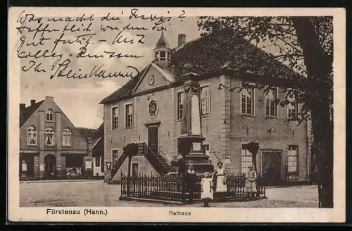AK Fürstenau /Hann., Rathaus