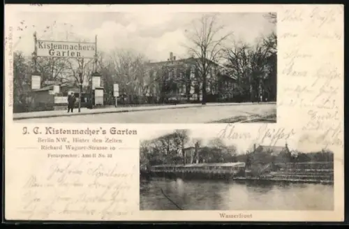 AK Berlin-Tiergarten, Restaurant J. C. Kistenmacher`s Garten, Richard Wagner-Strasse 10